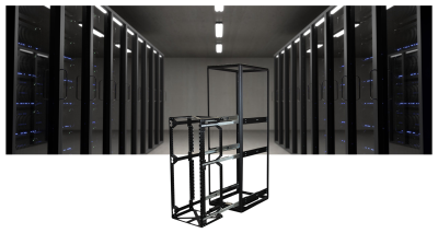 Uitschuifbare serverkast 72 pic